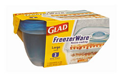 Glad FreezerWare Large Food Storage Containers