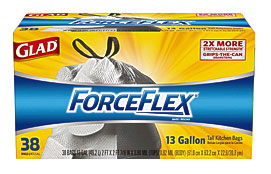 Glad Indoor Trash Glad Forceflex Tall Kitchen Bags With Antimicrobial .