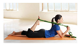  Gaiam Restore Multi Grip Stretch Strap Yoga Straps