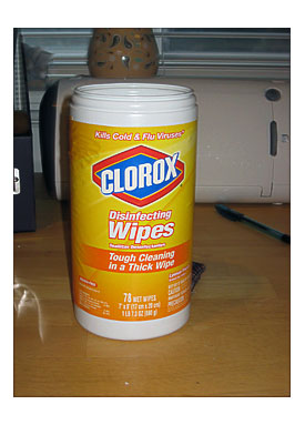 Let's Get Crafty Clorox Wipes Container