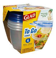 Home Glad To Go Lunch Food Storage Containers