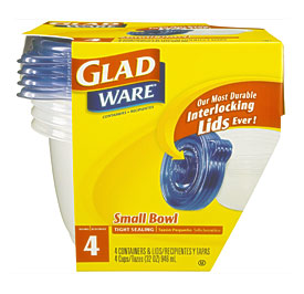 GladWare Small Bowl 4ct Free Shipping