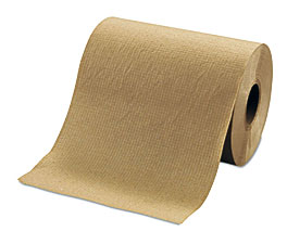 Morcon Paper Morcon Paper Hardwound Roll Towels, 8" X 350ft, Brown, 12 .