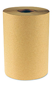 Boardwalk Hardwound Paper Towels, Nonperforated 1 Ply Natural, 800ft .