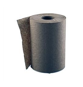 AJM Packaging Corporation Hardwound Roll Towels, 1 Ply, Natural, 8" X .