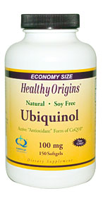 Healthy Origins, Ubiquinol , 100 Mg, 150 Softgels