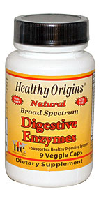 Healthy Origins, Digestive Enzymes, Broad Spectrum, 9 Veggie Caps .