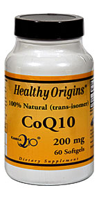 Healthy Origins COQ10 200 Mg 60 Softgels