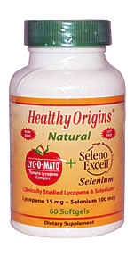 Healthy Origins, Lyc O Mato Lycopene + Seleno Excell, 60 Softgels .