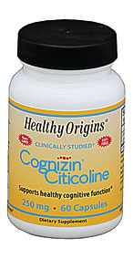 Healthy Origins, Cognizin Citicoline, 250 Mg, 60 Capsules