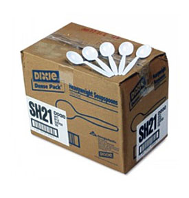 Dixie Plastic Tableware, Heavyweight Soup Spoons, White Pricefalls .