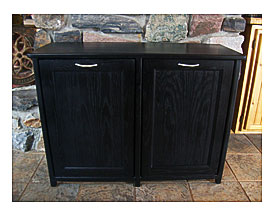 . Bin Door Mounted Kitchen Trash Can Storage Kitchen Garbage Storage