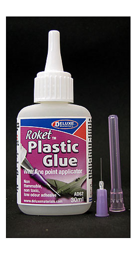 Plastic+Glue Deluxe Materials Roket Plastic Glue 30ml AD62