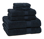 . Set Of 6 Towel Set Contains Two Bath Two Hand And Two Wash Towels