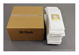 50 Pack Kirby Replacement Vacuum Cleaner Bags