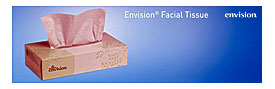 Economical White 2 Ply Facial Tissue With 100 Tissue Sheets Per Box .
