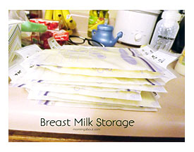 Moming About The Right Way To Freeze Breast Milk