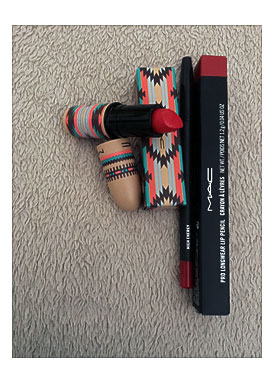 MAC Vibe Tribe Collection Painted Sunset Lipstick And MAC Pro .