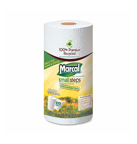 Marcal Small Steps Jumbo Recycled Paper Towel 2 Ply 210 Sheets .