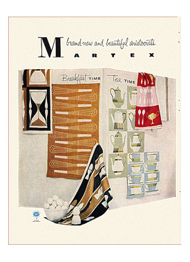 Martex Dish Towel Ad (2), 1957