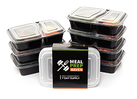 Compartment Meal Prep Food Containers Microwave Tupperware Set With .