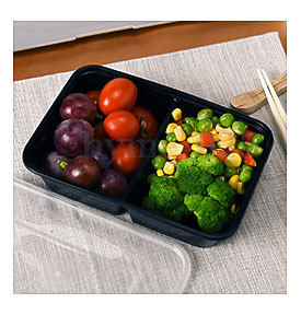 . Meal Prep Containers Plastic Food Storage Microwave Reusable Lunch Box