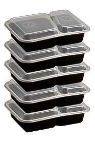 Compartment Meal Prep Container 5 Pack GOMOYO