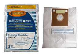 Style V Vacuum Bags, Power Team, Powerline, Canisters, World Vac .