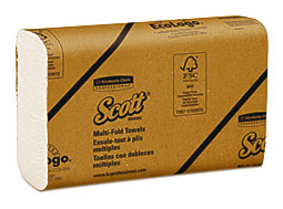 Scott Scott Multi Fold Paper Towels, 9 2 5 X 9 1 5, White, 250 Sheets .