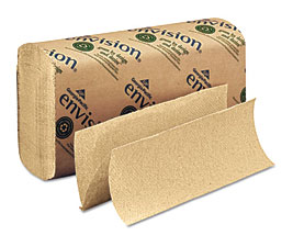 Multifold Paper Towel, 9 1 5 X 9 2 5, Brown, 250Per Pack, 16 Packs .