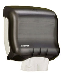San Jamar T1750TBK Ultrafold Towel Dispenser C Fold, Multifold 11.5 .