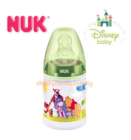 NUK Winnie The Pooh Bottle Green 5oz 150ml