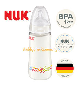 NUK First Choice+ Bottle White Design 10oz 300ml