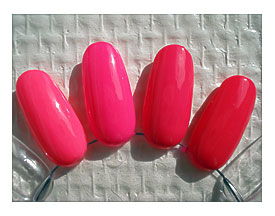 Little Miss Nailpolish Comparison Neon Pink Nail Polishes Any Dupes .