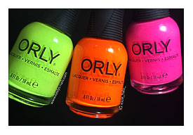Orly Neon Glowstick, Melt Your Popsicle And Beach Cruiser