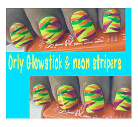 Orly Glowstick With Neon Stripers