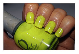 The Sunday Girl Orly Nail Lacquer In Glowstick Review