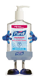 PURELL Hand Sanitizer Pal 8 Fl Oz 236.6 ML Pump Bottle Dispenser .