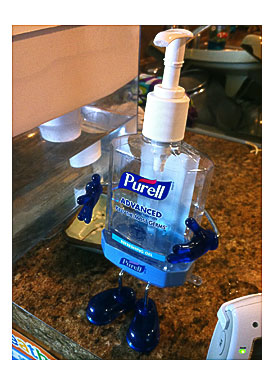 . Mommas Keeping The Flu At Bay With Gojo Purell Products &