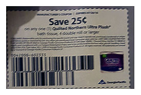 Quilted Northern Ultra Plush Bath Tissue 4+ Double Rolls Save $.25 1 .