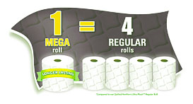 Quilted Northern Ultra Plush Toilet Paper Mega Roll 24 Pk