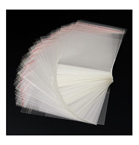 200Pcs Resealable OPP Bag Self Adhesive Seal Packaging Bags Plastic .