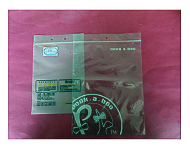 . Printed Grip Seal Bags Clear Plastic Resealable Grip Seal Zipper Bag