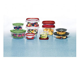 The Clear Find Lids Family of Food Storage Products