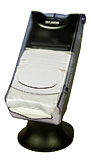San Jamar H5000SCL Clear Venue Stand Minifold Napkin Dispenser