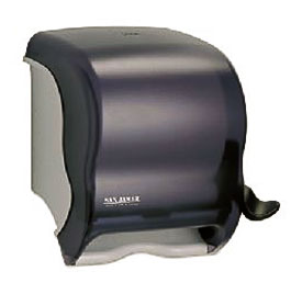 San Jamar Element Lever Roll Towel Dispenser, Classic, Black, 12 1 2 X .