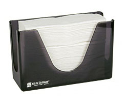 San Jamar T1720TBK Countertop Folded Paper Towel Dispenser