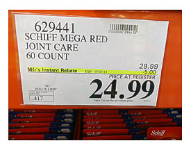 Schiff MegaRed Joint Care Health Supplements