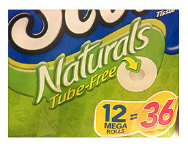Scott Naturals Tube Unloose Toilet Paper, 2014, by Mike Mozart of TheToyChannel and JeepersMedia on YouTube #Scott #Toilet #Paper