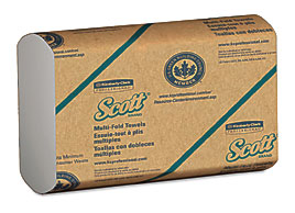 Scott® Multi Fold Paper Towels, 9 1 5 X 9 2 5, White, 250 Pack, 16 .